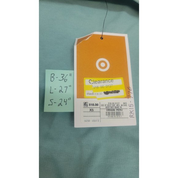 Latino Heritage Month Adult Gender Inclusive Hola Sweatshirt Mint Blue Size XS - Picture 3 of 8